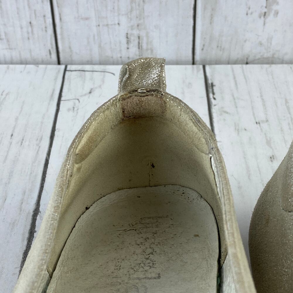 Bussola Metal Washed Vapor Cannes Canta Slip On Flats Size 7.5 EU 38 - Picture 12 of 16